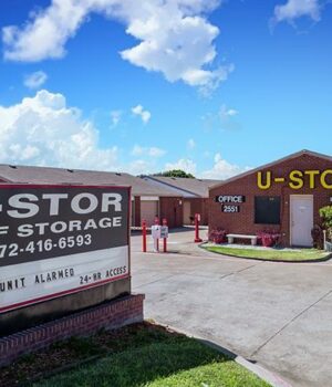 secured gated entrance at U-STOR SELF STORAGE CARROLLTON, TX