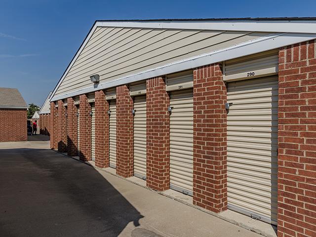 Inside 10x10 storage unit at U-STOR SELF STORAGE DALLAS, TX